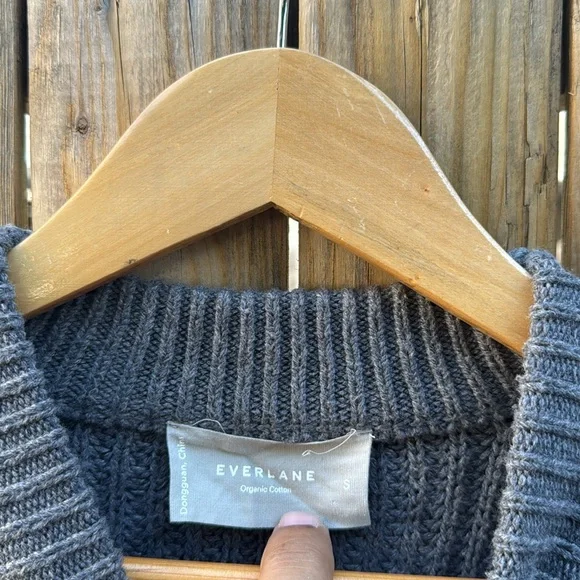 Everlane the cocoon Crew Neck organic cotton Sweater - Picture 4 of 6